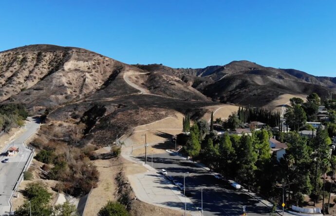 Aerial photo of Aliso Canyon