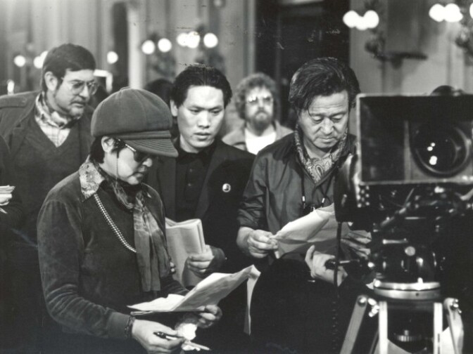 Filmmaker Sheen Song-ok on set. This photo was provided courtesy of the Asian World Film Festival which will screen the film "Salt" in Los Angeles, giving this North Korean movie its North American premiere.