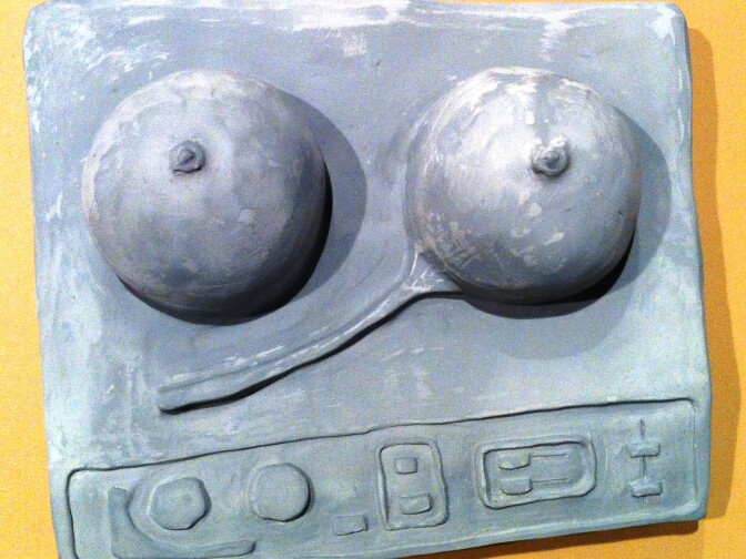 At the opening of MexiCali Biennial at Vincent Price Art Museum