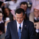 BOSTON, MA - MARCH 06:  Republican presidential candidate, former Massachusetts Gov. Mitt Romney speaks during a Super Tuesday event at the Westin Copley Place March 6, 2012 in Boston, Massachusetts. Super Tuesday could play a vital role in the nomination of the Republican candidate as ten states hold their primaries or caucuses on the same day.  (Photo by Win McNamee/Getty Images)