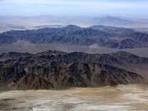 In between the Soda Mountains in Mojave National is where the proposed 3,000-acre Soda Mountain Solar Project would go.
