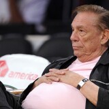 Los Angeles Clippers team owner Donald Sterling watches his team play in Los Angeles Oct. 17, 2010.