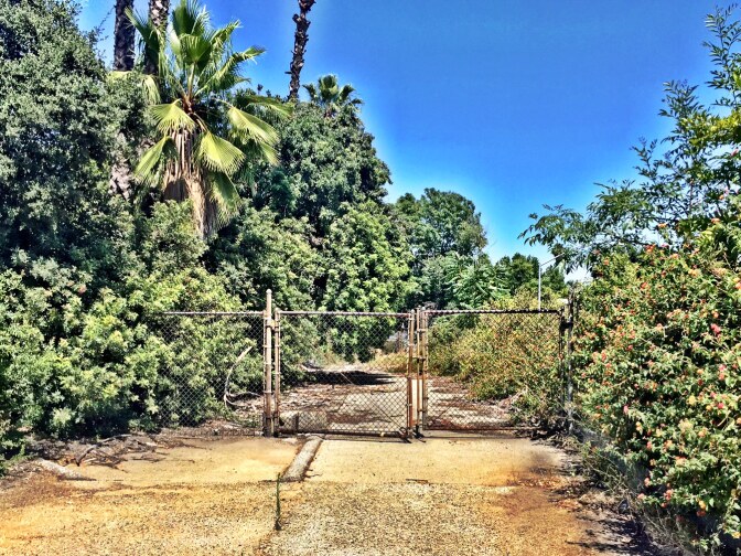 A closed off-ramp on the 110 freeway.