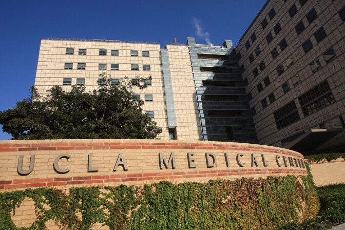 Ronald Reagan UCLA (University of California Los Angeles) Medical Center is seen on Oct. 9, 2008 in Los Angeles.