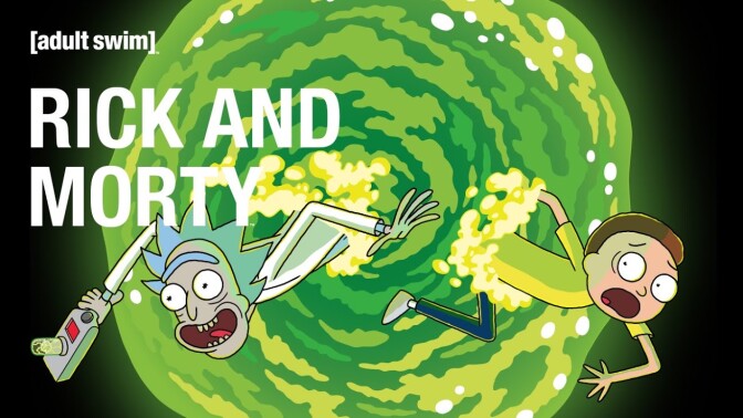 Title Card from Adult Swim's "Rick and Morty"