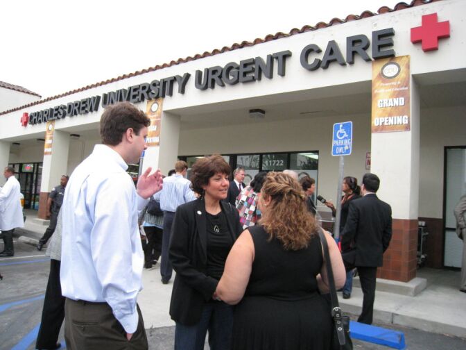 Charles Drew University opened its urgent care clinic on Sept. 12, 2008.  Fourteen months later, university officials say it costs too much to maintain.