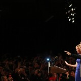 LOUISVILLE, KY - APRIL 7:  Sen. Rand Paul (R-KY) and his wife Kelley Paul wave to supporters during an event announcing Sen. Paul's candidacy for the Republican presidential nomination at the Galt House Hotel on April 7, 2015 in Louisville, Kentucky. Originally an ophthalmologist, Paul rode the Tea Party wave to office in 2010. (Photo by Luke Sharrett/Getty Images)
