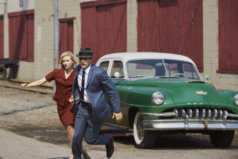 James Franco (R) and Sarah Gadon star in "11.22.63," a new series premiering on Hulu.
