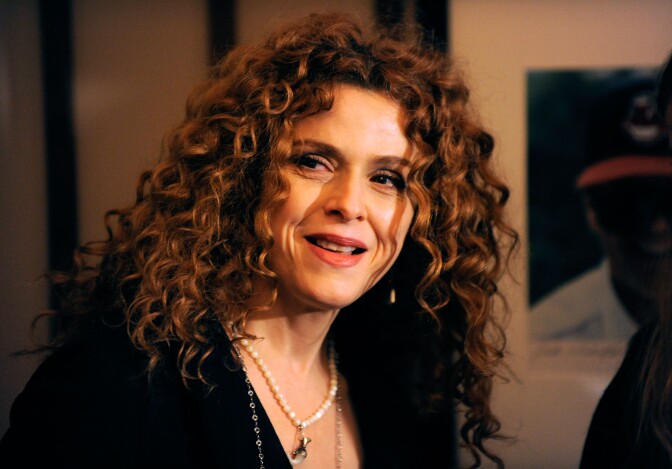 NEW YORK - JANUARY 13:  Actress Bernadette Peters  poses for photos during the launch party for Emilio Estefan's  book, "The Rhythm of Success: How an Immigrant Produced his own American Dream" at the Renaissance New York Hotel 57 on January 13, 2010 in New York, New York.  Mr. Estefan's book is the  story of his rise to success from his early life as a Cuban immigrant in America to his becoming global megastar.  (Photo by Jemal Countess/Getty Images) *** Local Caption *** Bernadette Peters