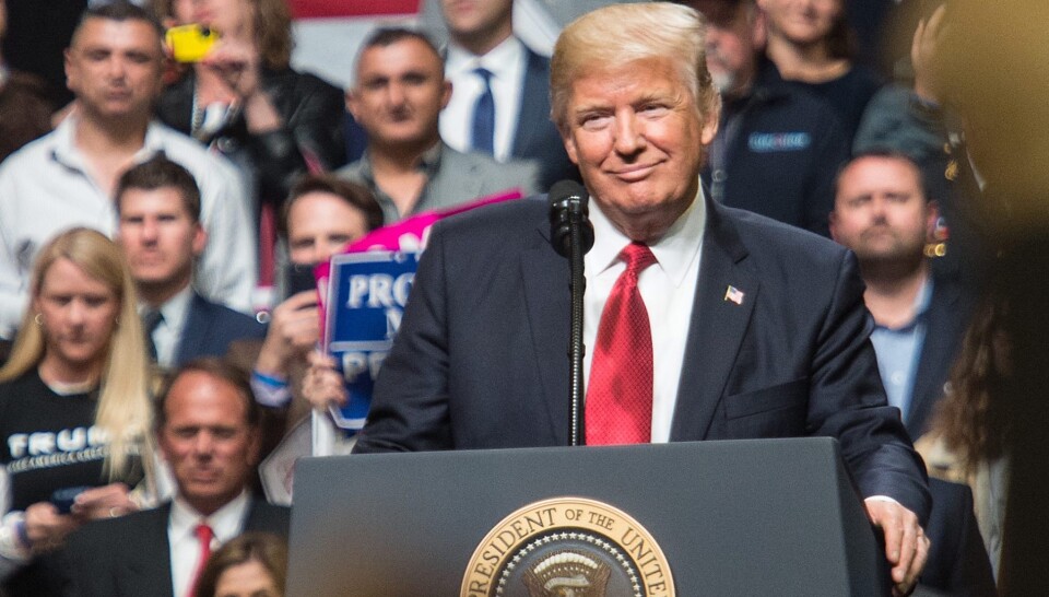 President Trump speaks to a group of autoworkers in Detroit on March 15, 2017.