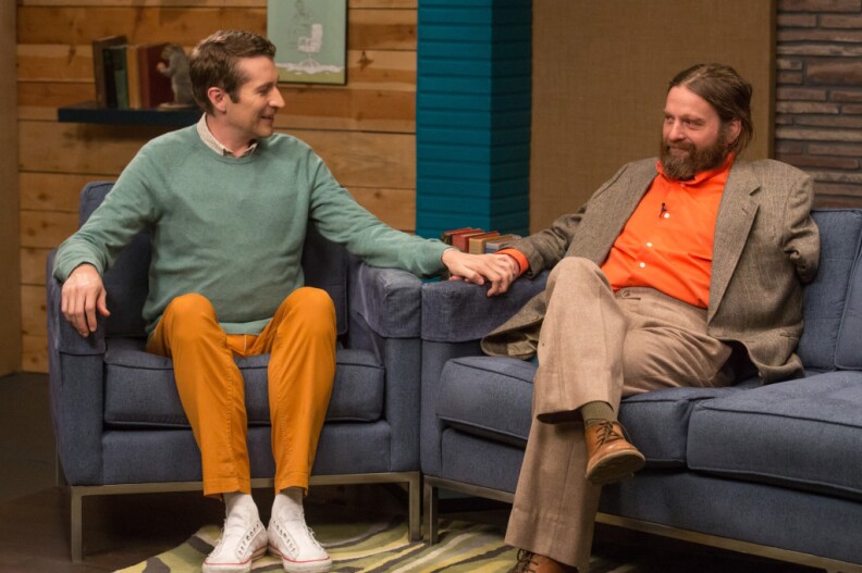 "Comedy Bang! Bang!" host Scott Aukerman has a touching moment with Zach Galifianakis.