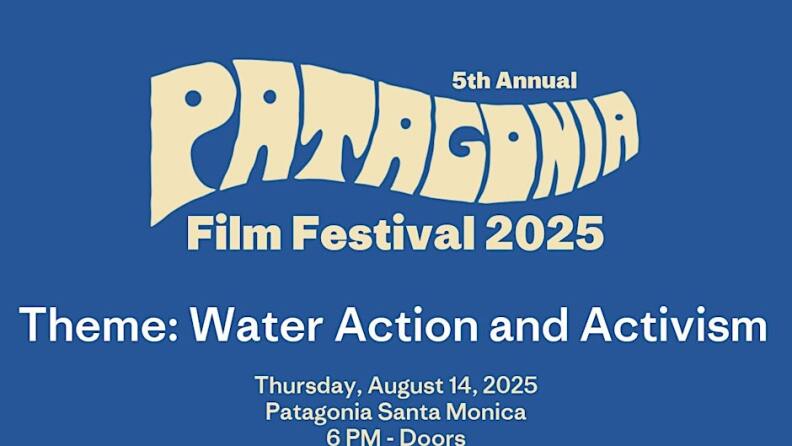 Blue banner with white font.