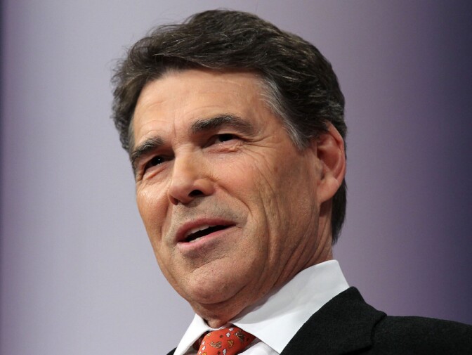 Texas Gov. Rick Perry speaks at the Republican Jewish Coalition 2012 Presidential Candidates Forum in Washington, D.C., last week. 