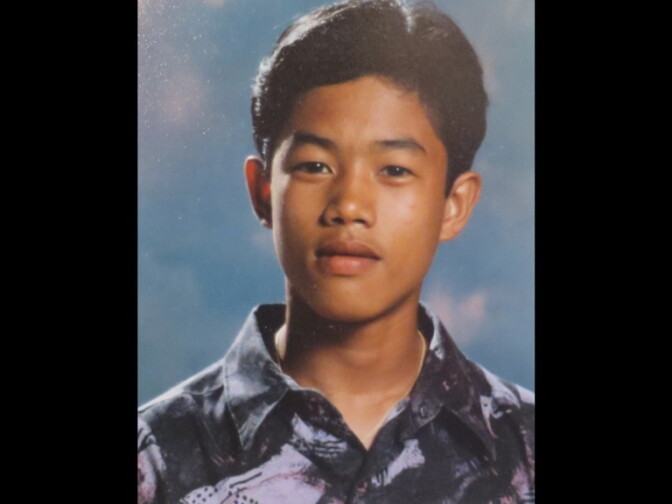 The family of Mharloun Saycon, 39, of Carson is seeking justice after he was shot and killed by Long Beach Police Officers in December 2015. Pictured is Saycon as a young boy. 