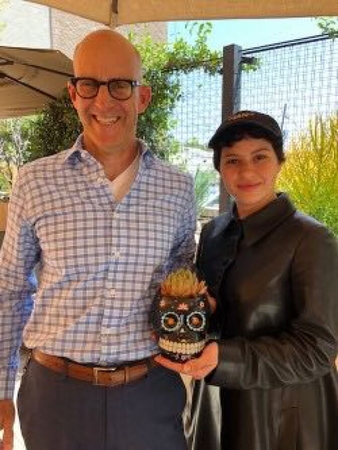 The Frame's John Horn and Alia Shawkat do a modern day "American Gothic" at KPCC.