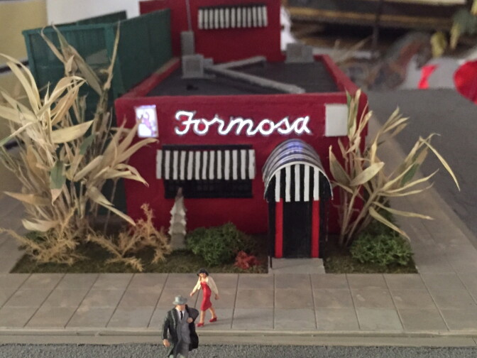 The Formosa cafe was almost up for demolition until there was enough of an outcry to save it.