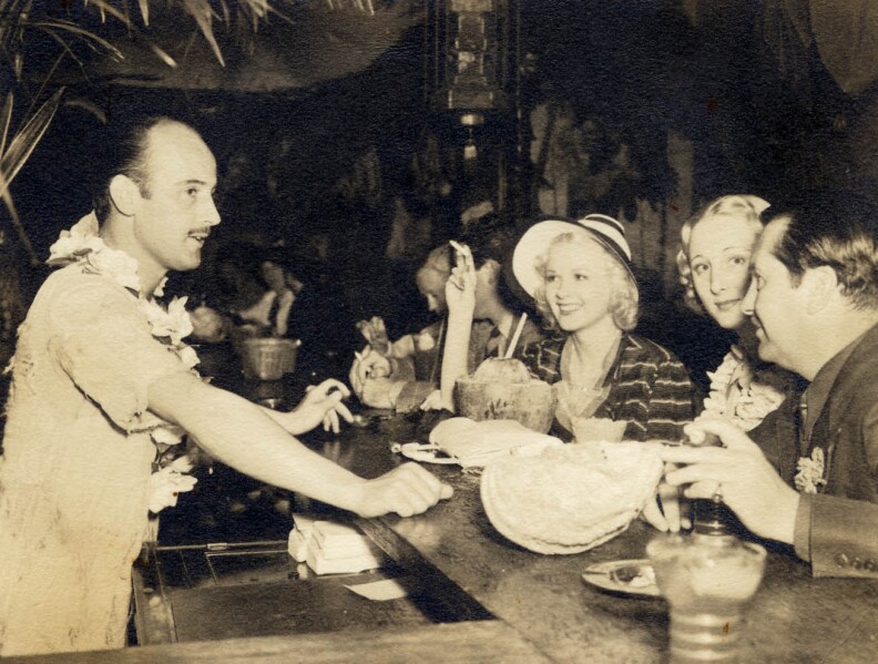 The bar at Don the Beachcomber.