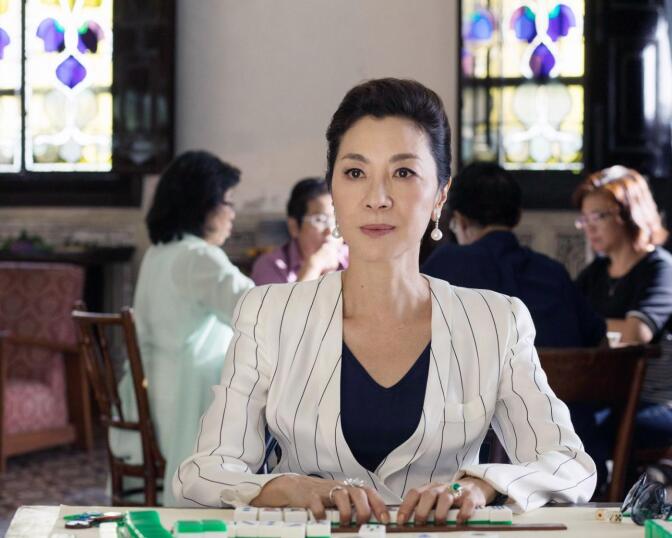 Michelle Yeoh plays a woman who does not approve of her son's choice for a wife in "Crazy Rich Asians."