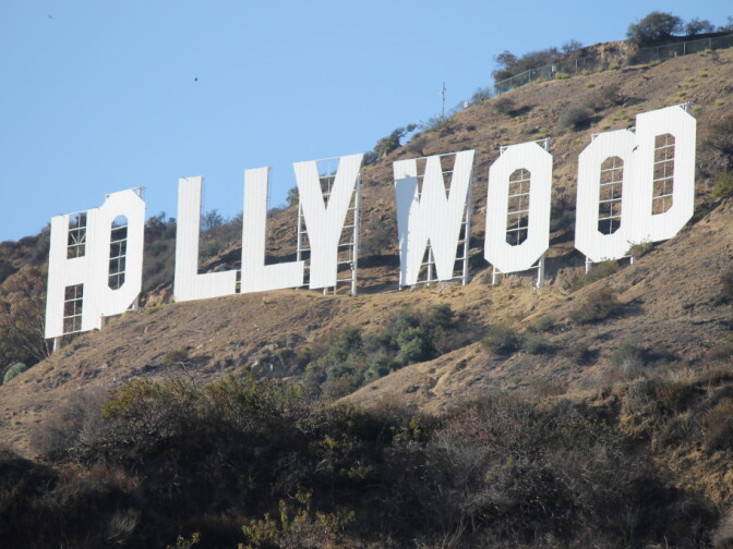 Great hike on the Hollyridge Trail up to the top of Mt. Lee and the Hollywood Sign.  You get a great view of Griffith Park, downtown Los Angeles, the Griffith Observatory, and the Hollywood Sign.  I took this hike thanks to the great information on Dan's Hiking Pages description of the trail.  The trail is 3 miles (round trip) with a rise in elevation of 550'.
