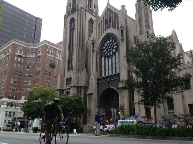 CicLAvia's Wilshire event June 23, 2012 focused on the city's iconic architecture.