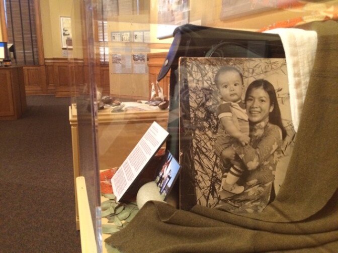 The show, Vietnamese Focus, features old photographs and personal items from Vietnamese families who fled Saigon in 1975.