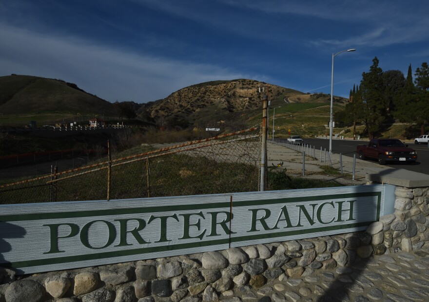 File: The entrance to the SoCal Gas facility where a gas leak that started in October began and forced thousands of residents to flee from Los Angeles suburb Porter Ranch, pictured on Jan. 22, 2016.