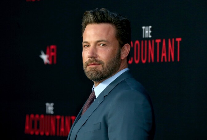 HOLLYWOOD, CA - OCTOBER 10:  Actor Ben Affleck attends the premiere of Warner Bros Pictures' "The Accountant" at TCL Chinese Theatre on October 10, 2016 in Hollywood, California.  (Photo by Frederick M. Brown/Getty Images)