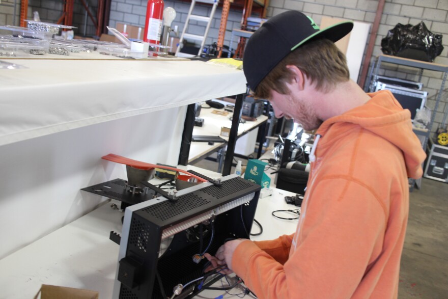 Hive Lighting is a three-year-old company that operates out of the city of LA's Cleantech Incubator. 