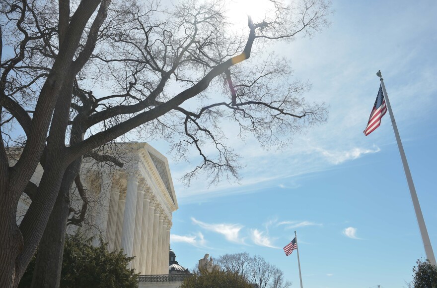 A March 12, 2015 photo shows the US Supreme Court in Washington, DC. AFP PHOTO/MANDEL NGAN        (Photo credit should read MANDEL NGAN/AFP/Getty Images)