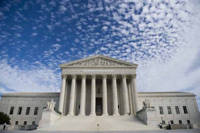 File: The U.S. Supreme Court in Washington, D.C. on Nov. 6, 2013.