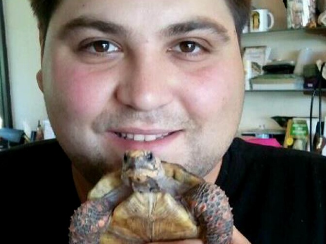 Mr. Lobell and Mr. Tenenbaum, at home