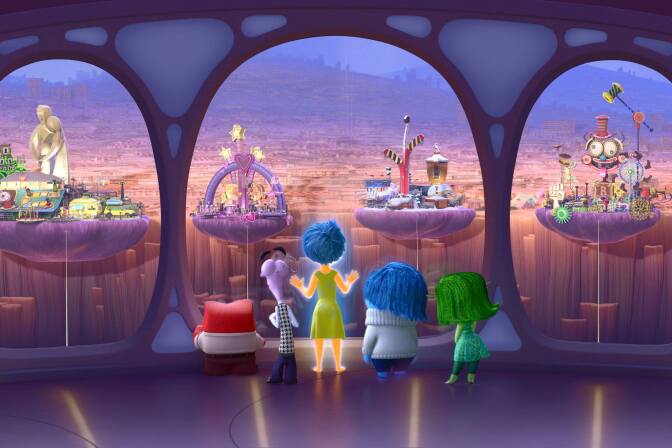 The five emotions of 'Inside Out'