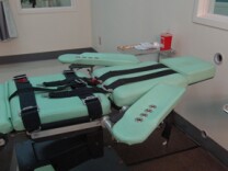 A room where lethal injections are administered at San Quentin State Prison in Northern California.