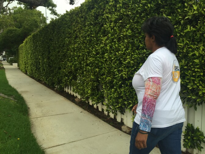 Glanda Sherman is one of two OPCC outreach workers who work in Pacific Palisades. 