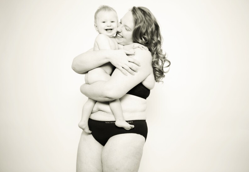 The gorgeous Jessica Parks with 1 year old, Elspeth. Jessica had a wonderful pregnancy and childbirth experience but started having a very difficult time the night she brought Elspeth home from hospital. Baby had dropped a lot of weight and was crying inconsolably. Jessica discovered that she wasn’t producing enough milk and had to begin supplementing. She was, however, determined to breastfeed as much as possible and started pumping away. While supplementing is necessary, Jessica is days short of providing her daughter with a full year of breast milk. Amazing!