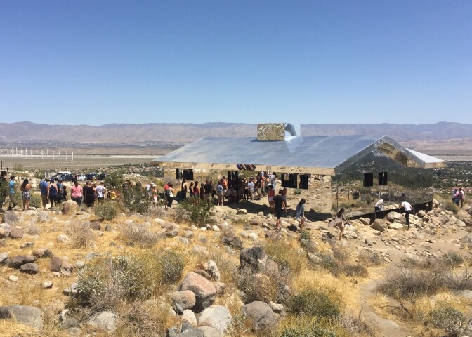 "Mirage" by Doug Aitken at Desert X.