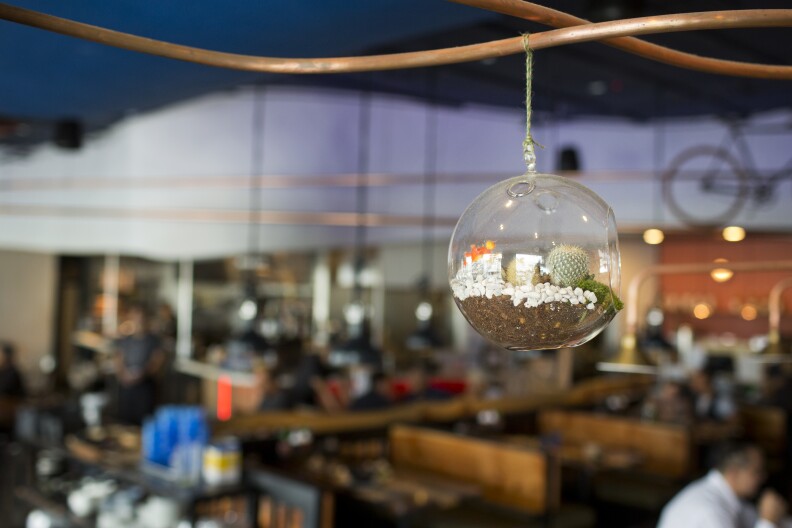 Modern decor fills recently opened Tra Tea House in Little Saigon.