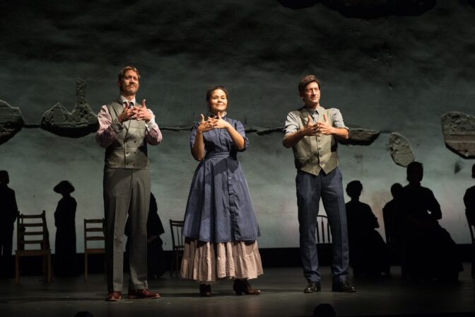 A scene from "Our Town" at the Pasadena Playhouse