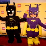 NEW YORK, NY - FEBRUARY 09:  Action Figures and Statues of "The Lego Batman Movie" on display for the New York Screening at AMC Loews Lincoln Square 13 on February 9, 2017 in New York City.  (Photo by Dave Kotinsky/Getty Images)