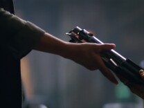 A still from a trailer for "Star Wars: The Force Awakens."