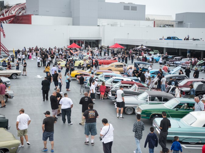 The Petersen Automotive Museum held a lowrider car show in conjunction with its exhibit, The High Art of Riding Low.