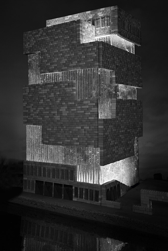 Museum Aan de Stroom (MAS), Antwerp, Neutelings Riedijk Architects. Gingerbread, lego candy, hard candy, sesame candy, chocolate, bubble gum, sour rolls.
