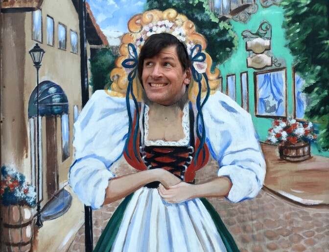 Off-Ramp host John Rabe at Old World in Huntington Beach