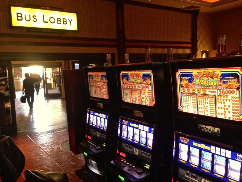 The San Manuel Indian Bingo and Casino has a Bus Lobby and an extensive schedule on its website. 
