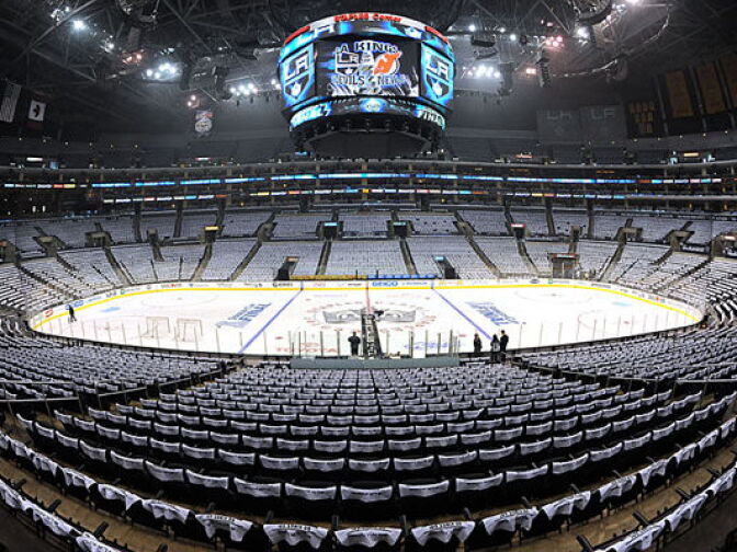 An empty Staples Center on nights scheduled for hockey could be a common occurrence as the NHL lockout continues.