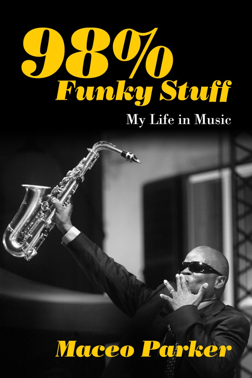 Maceo Parker's new memoir, "98% Funky Stuff: My Life in Music," includes his experiences from playing in soul bands with his brothers to his times with Prince and the Red Hot Chili Peppers.