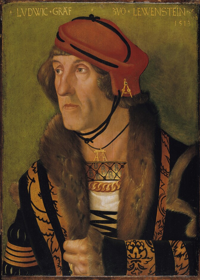Hans Baldung Grien's Portrait of Ludwig Count von Löwenstein, 1513
