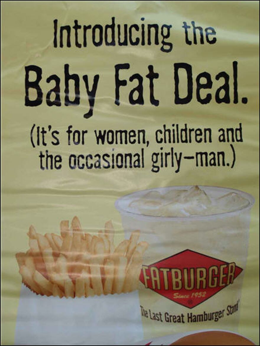fatburger upsets the gays