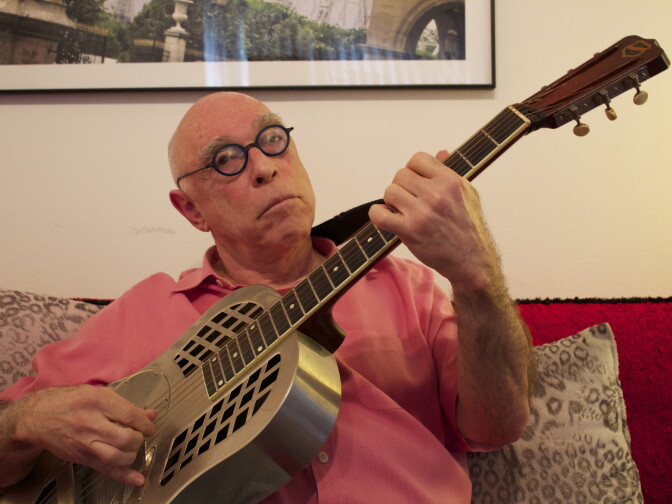 Harry Taussig in his home. 