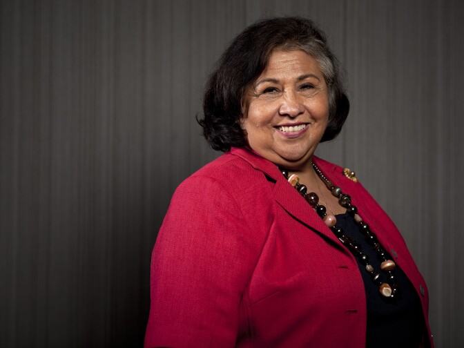 Los Angeles County Supervisor Gloria Molina of the first district.